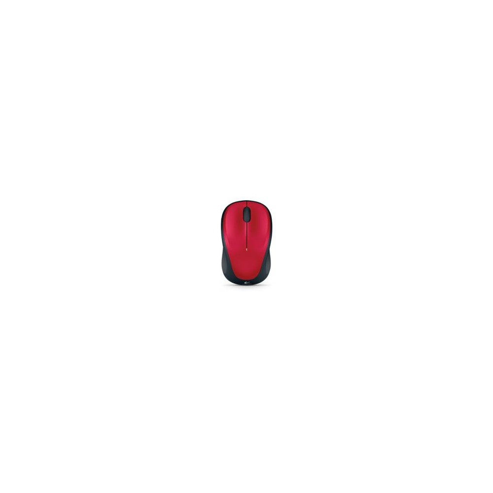 Mouse raton logitech m235 optico wireless inalambrico rojo
