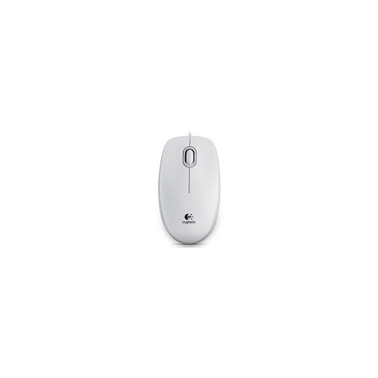 Mouse raton logitech b100 optico usb 2.0 blanco