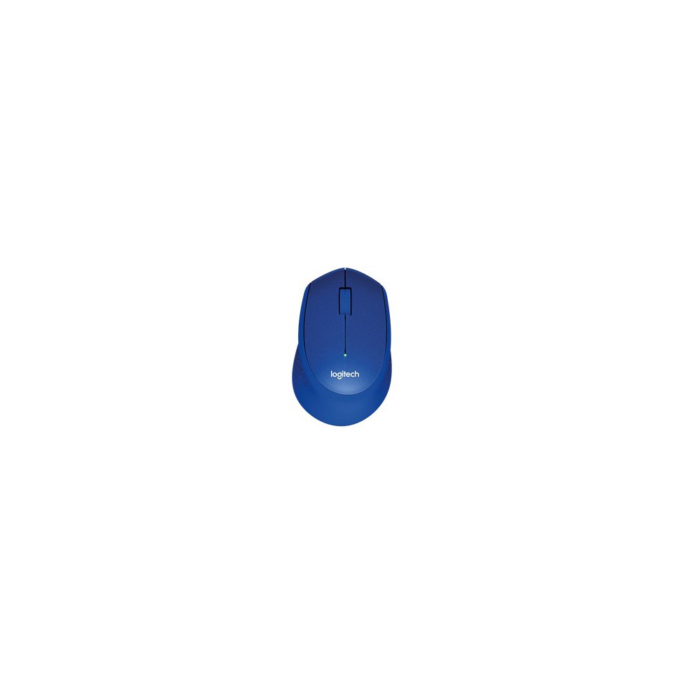 Mouse raton logitech m330 optico wireless inalambrico silent plus azul