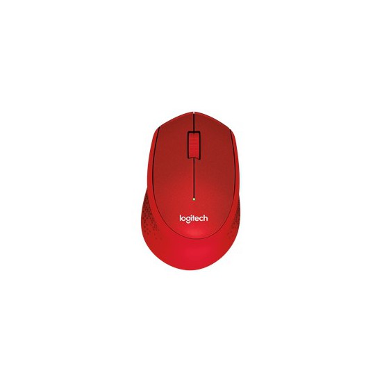 Mouse raton logitech m330 optico wireless inalambrico silent plus rojo