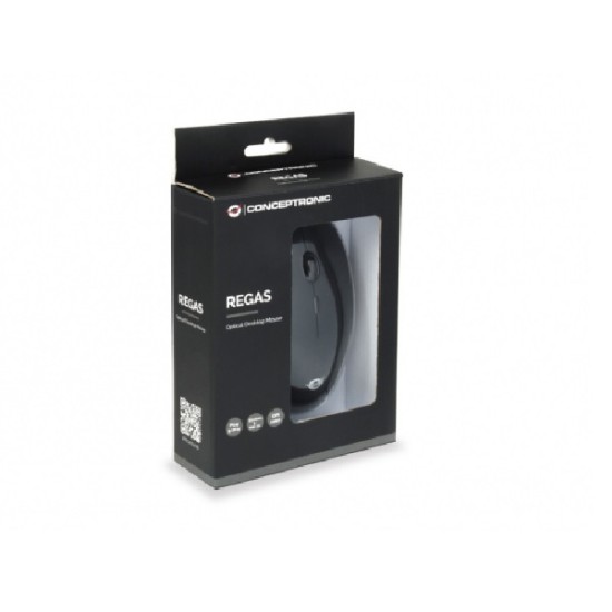 Mouse raton conceptronic regas01b optico -  usb -  1200dpi