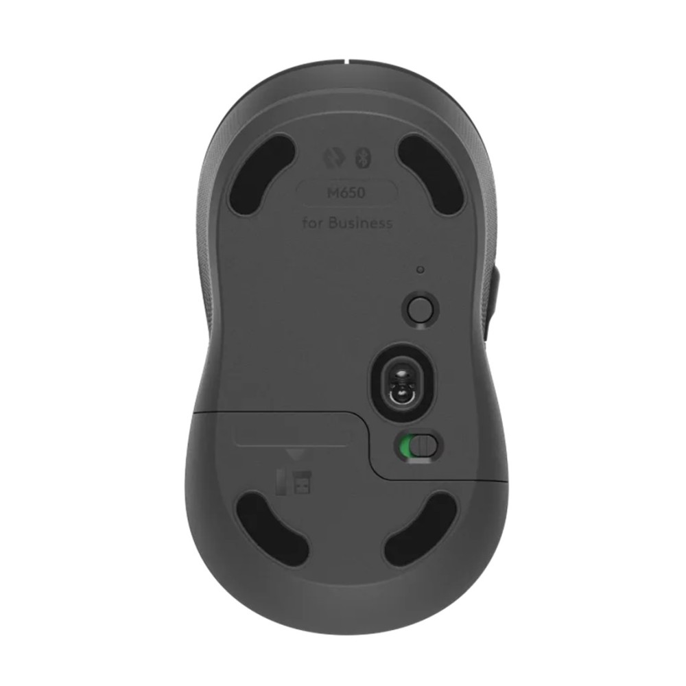 Mouse raton logitech m650 for business mediano wireless inalambrico grafito
