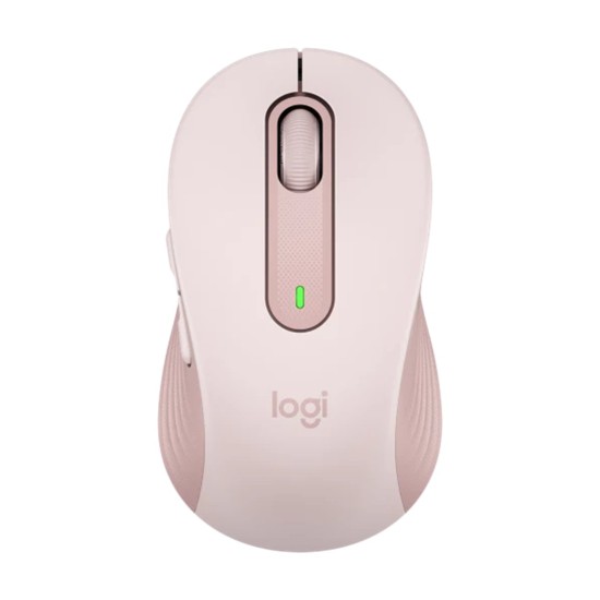 Mouse raton logitech m650 mediano optico wireless inalambrico rosa
