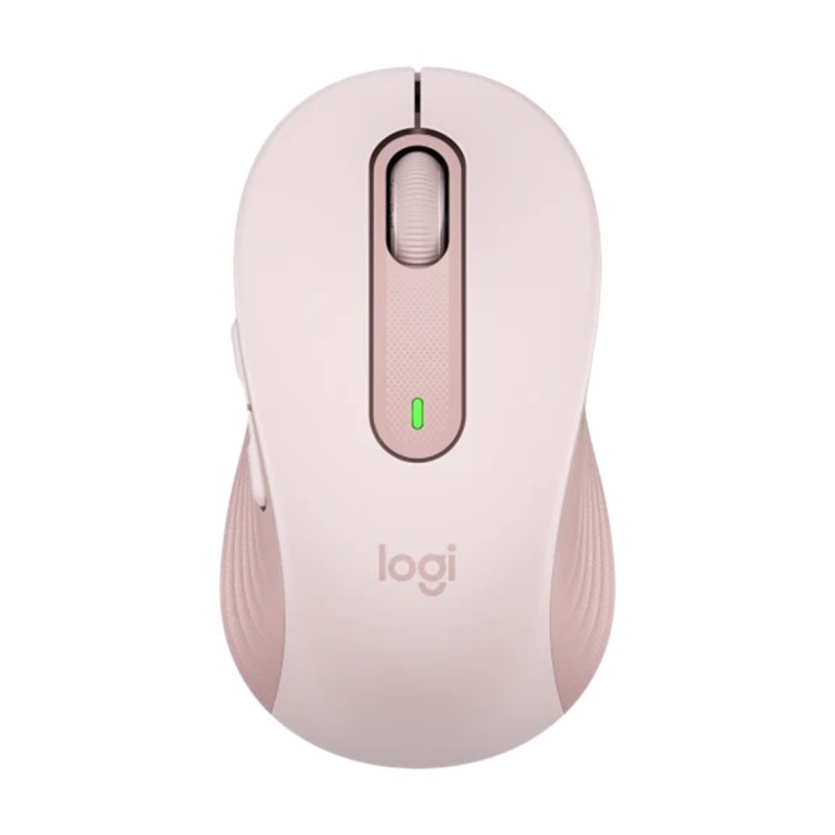 Mouse raton logitech m650 mediano optico wireless inalambrico rosa