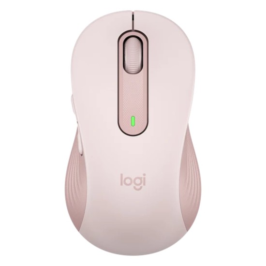 Mouse raton logitech m650 grande optico wireless inalambrico rosa