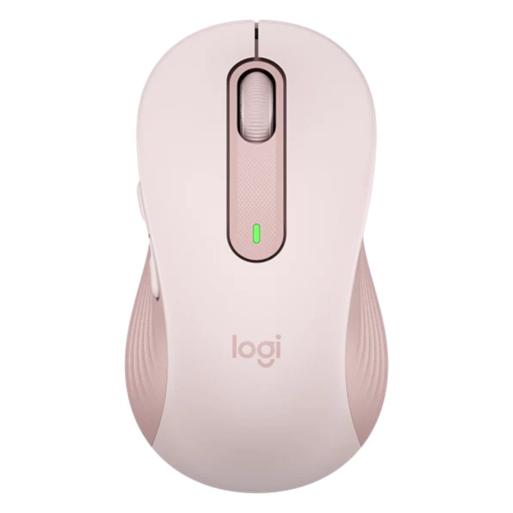 Mouse raton logitech m650 grande optico wireless inalambrico rosa