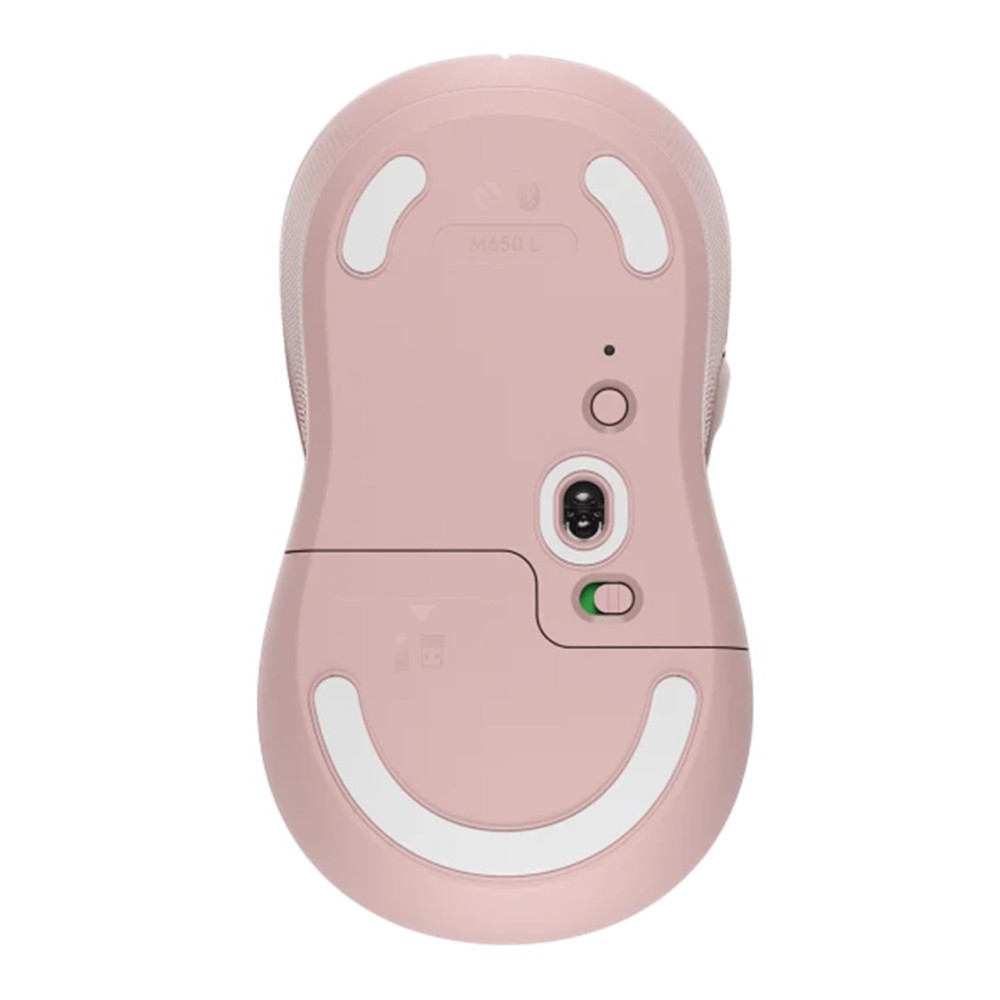 Mouse raton logitech m650 grande optico wireless inalambrico rosa