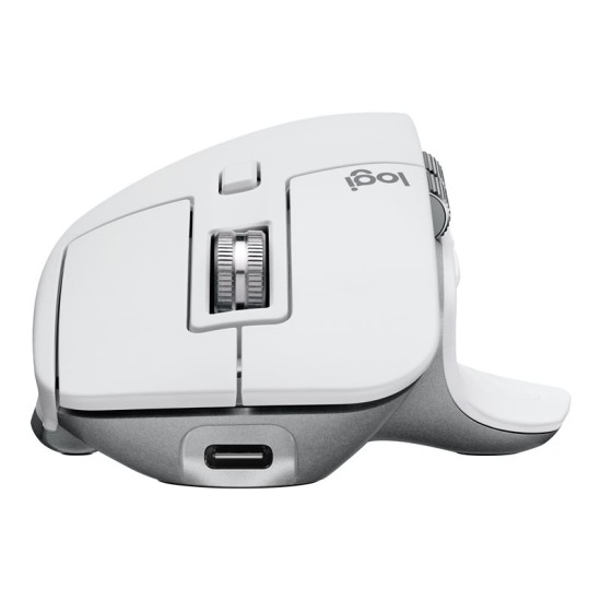 Mouse raton logitech mx master 3s wireless inalambrico 8000dpi gris palido