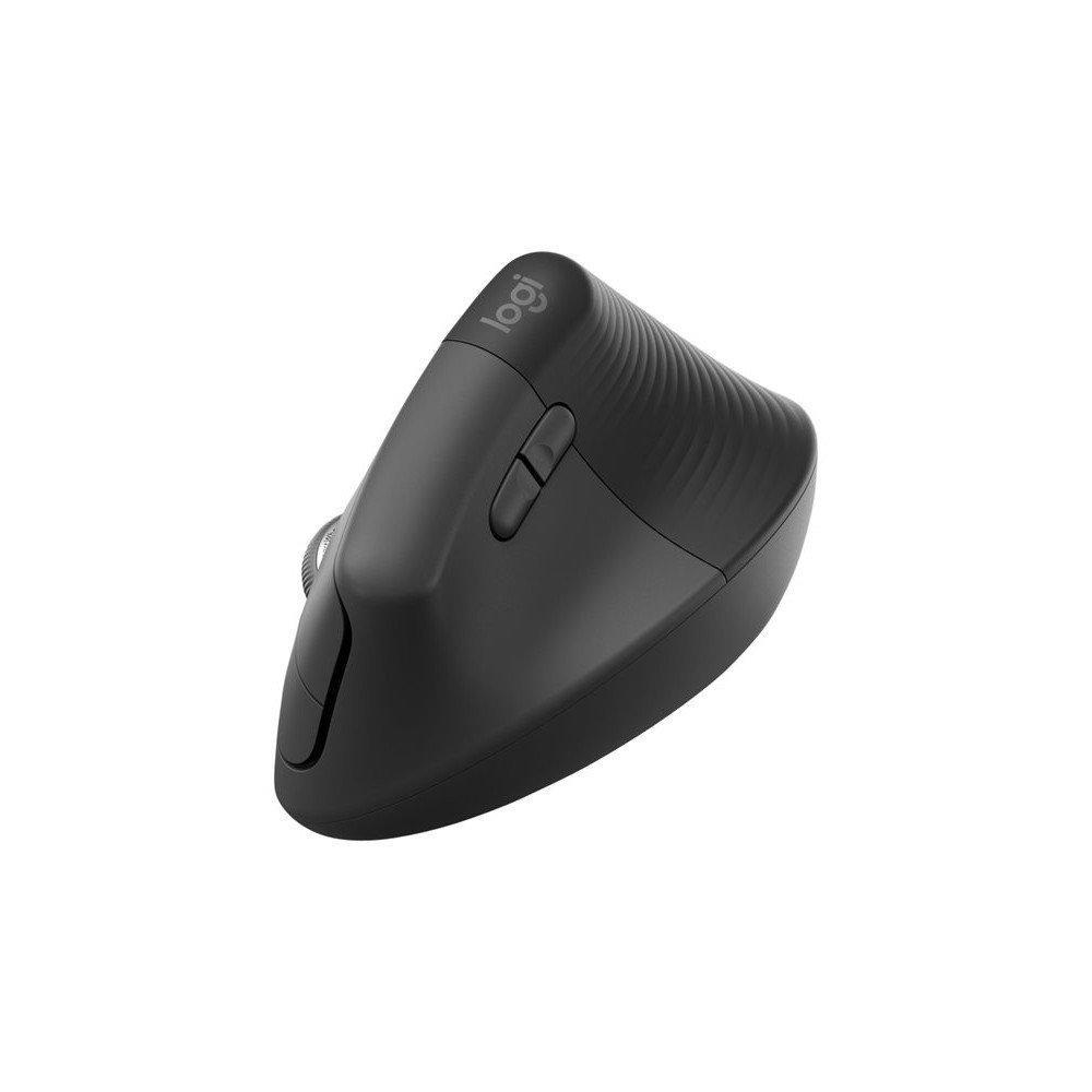 Mouse raton vertical logitech lift for business 6 botones 4000 dpi wireless inalambrico grafito
