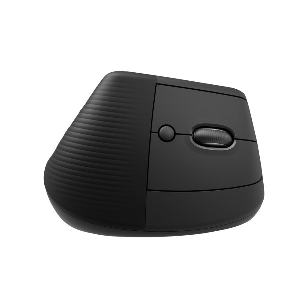 Mouse raton vertical logitech lift for business 6 botones 4000 dpi wireless inalambrico grafito