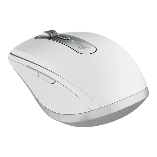 Mouse raton logitech mx anywhere 3s wireless inalambrico bluetooth gris palido