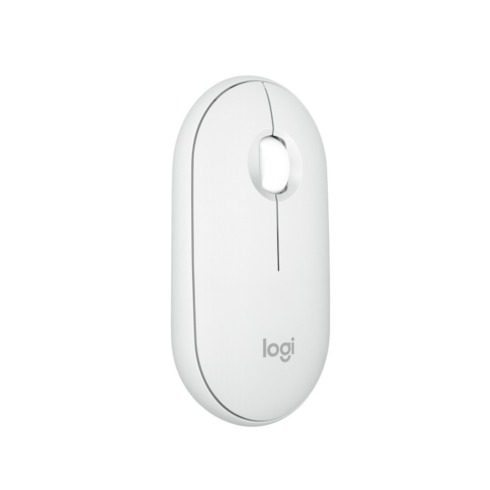 Raton inalambrico pebble mouse 2 m350s blanco bluetooth