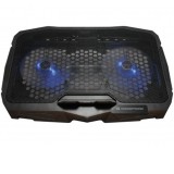 Soporte - base de refrigeracion conceptronic thana07b para portatiles hasta 15.6 pulgadas ventiladores 125mm x2