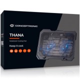 Base refrigeracion conceptronic para portatiles 2 ventiladores 125mm hasta 15.6 pulgadas