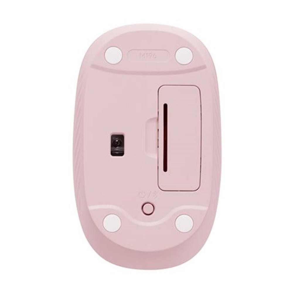 Raton inalambrico logitech m196 rosa