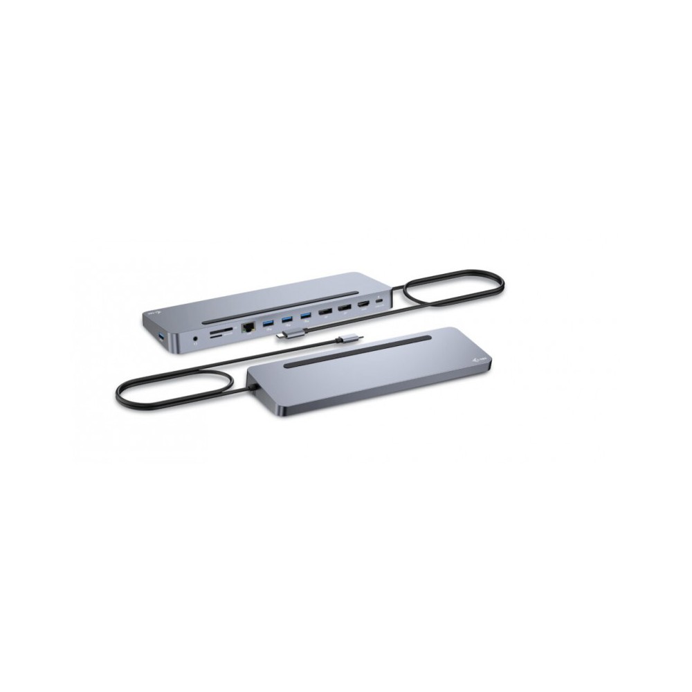 Dock i - tec usb - c ergo 3x lcd metal ergonomico 4k dock pd 100 w