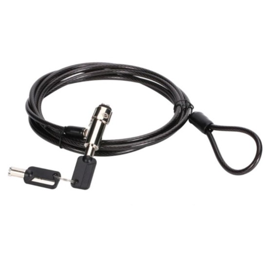 Cable seguridad conceptronic nano por llave para portatiles 1.8m