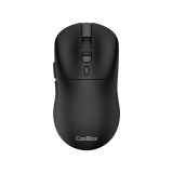 Mouse raton coolbox w03 ultraligero negro 10000 dpi gaming inalambrico rf+bt