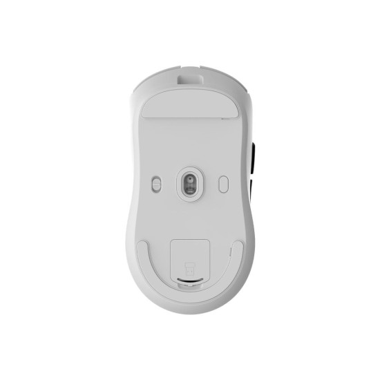 Mouse raton coolbox w03 ultraligero blanco 10000 dpi gaming inalambrico rf+bt