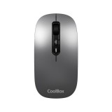 Mouse raton coolbox ia w02 gris 1600 dpi inalambrico rf+bt