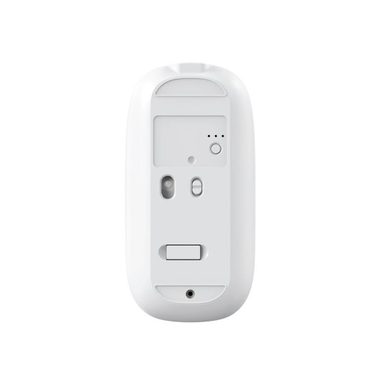 Mouse raton coolbox ia w02 blanco 1600 dpi inalambrico rf+bt