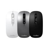 Mouse raton coolbox ia w02 blanco 1600 dpi inalambrico rf+bt