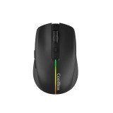 Mouse raton coolbox gaming  w01 negro 1600 dpi inalambrico recargable