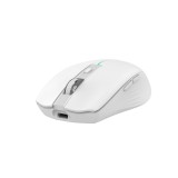Mouse raton coolbox gaming  w01 blanco 1600 dpi inalambrico recargable
