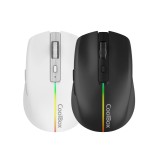 Mouse raton coolbox gaming  w01 blanco 1600 dpi inalambrico recargable