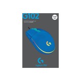 Mouse raton logitech g102 lightsync azul gaming 8.000 dpi 6 botones