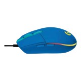 Mouse raton logitech g102 lightsync azul gaming 8.000 dpi 6 botones