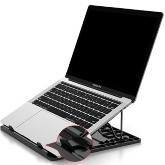 Soporte - base de refrigeracion conceptronic para portatiles hasta 15.6 pulgadas aluminio gris