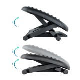 Reposapies tooq ajustable confort negro