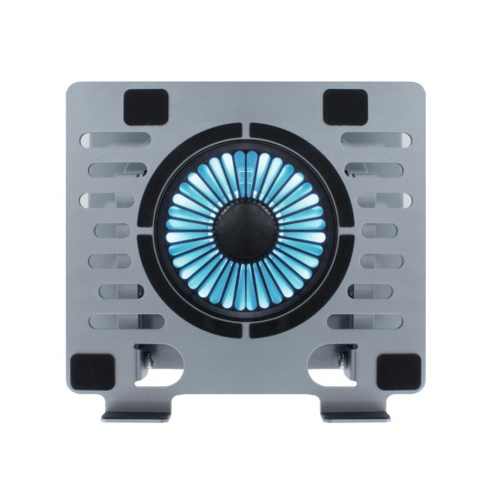 Soporte - base refrigeracion para portatil coolbox coolair 1vrgb ajustable haste 17 pulgadas