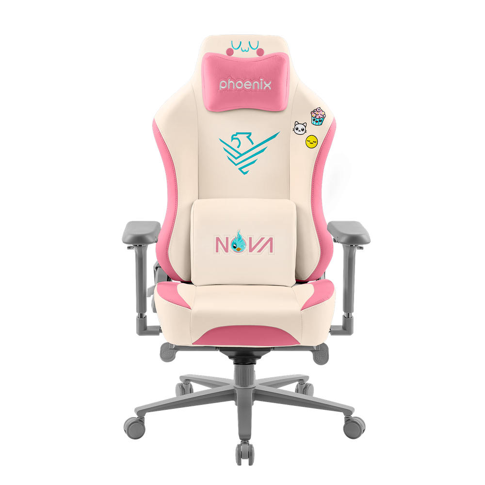 Silla gaming phoenix nova cream edition