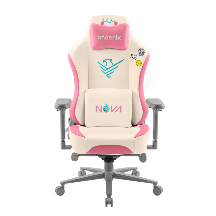 Silla gaming phoenix nova cream edition