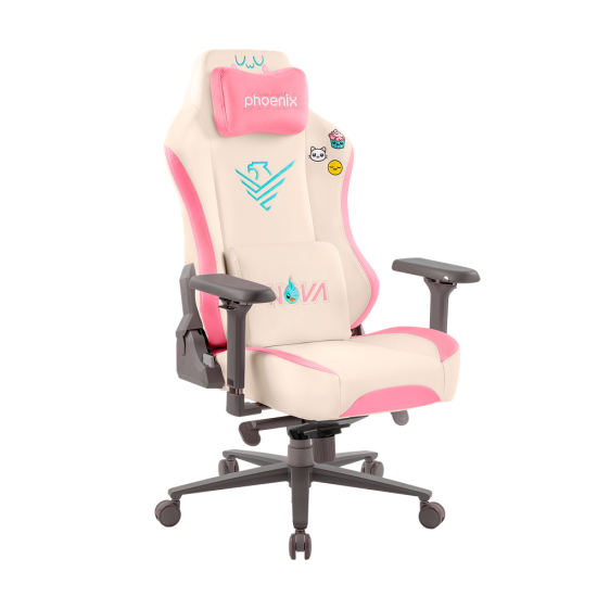 Silla gaming phoenix nova cream edition