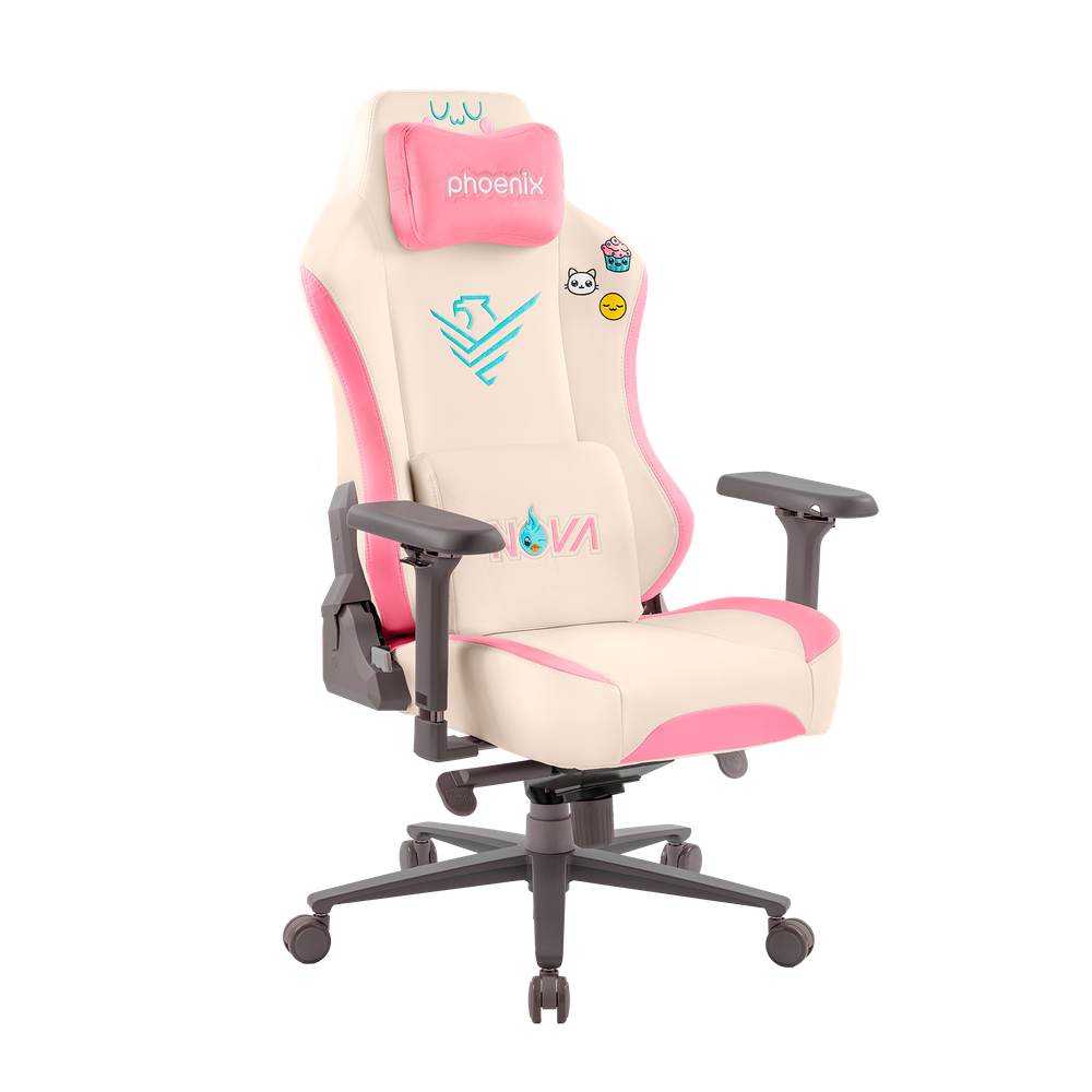 Silla gaming phoenix nova cream edition