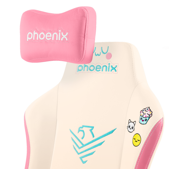 Silla gaming phoenix nova cream edition