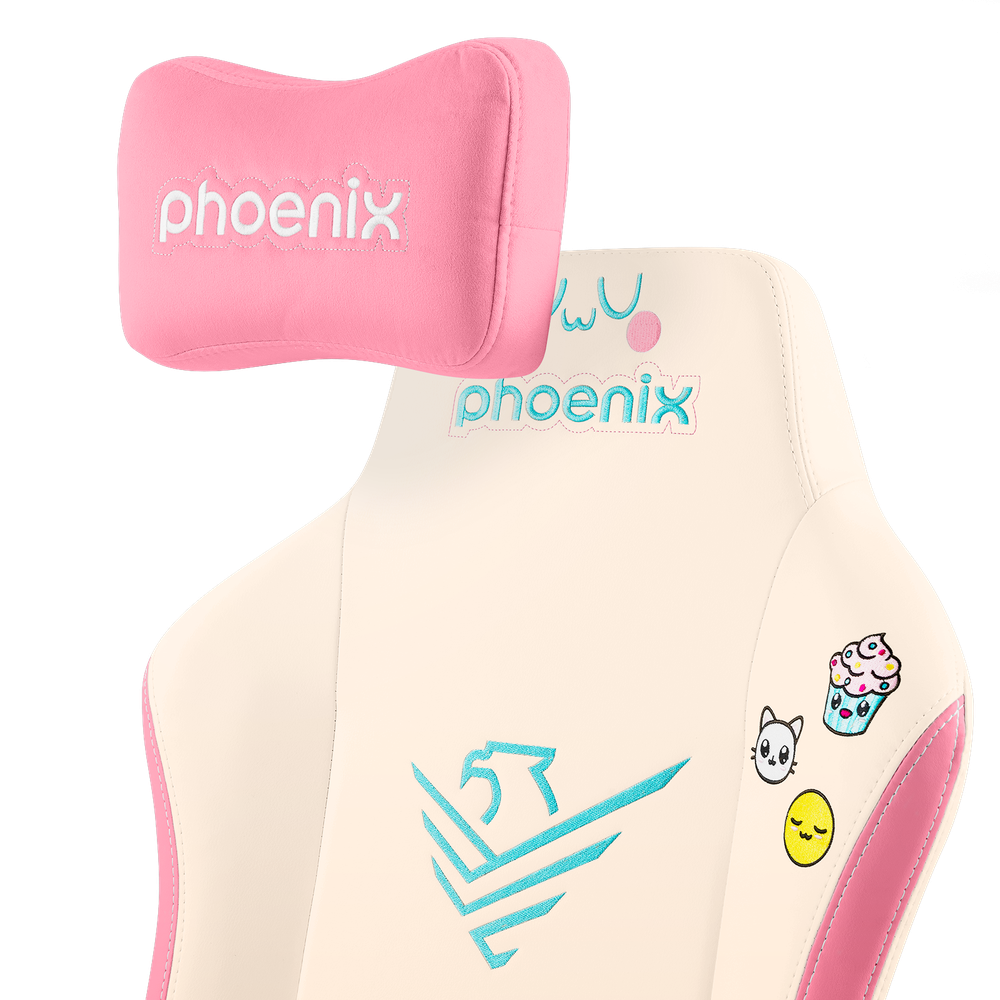 Silla gaming phoenix nova cream edition