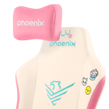 Silla gaming phoenix nova cream edition