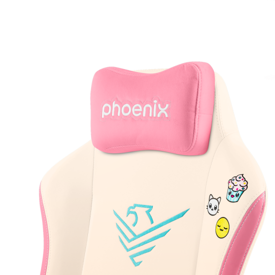 Silla gaming phoenix nova cream edition