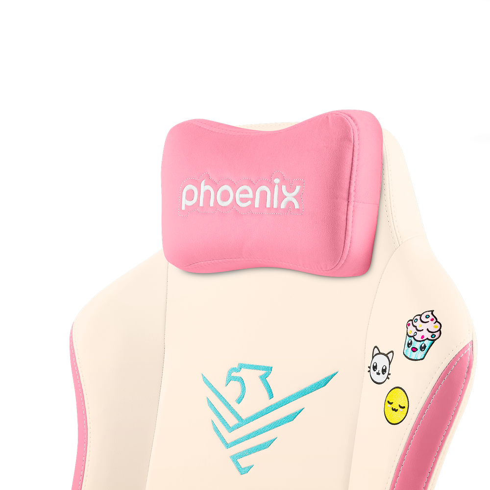 Silla gaming phoenix nova cream edition