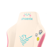 Silla gaming phoenix nova cream edition