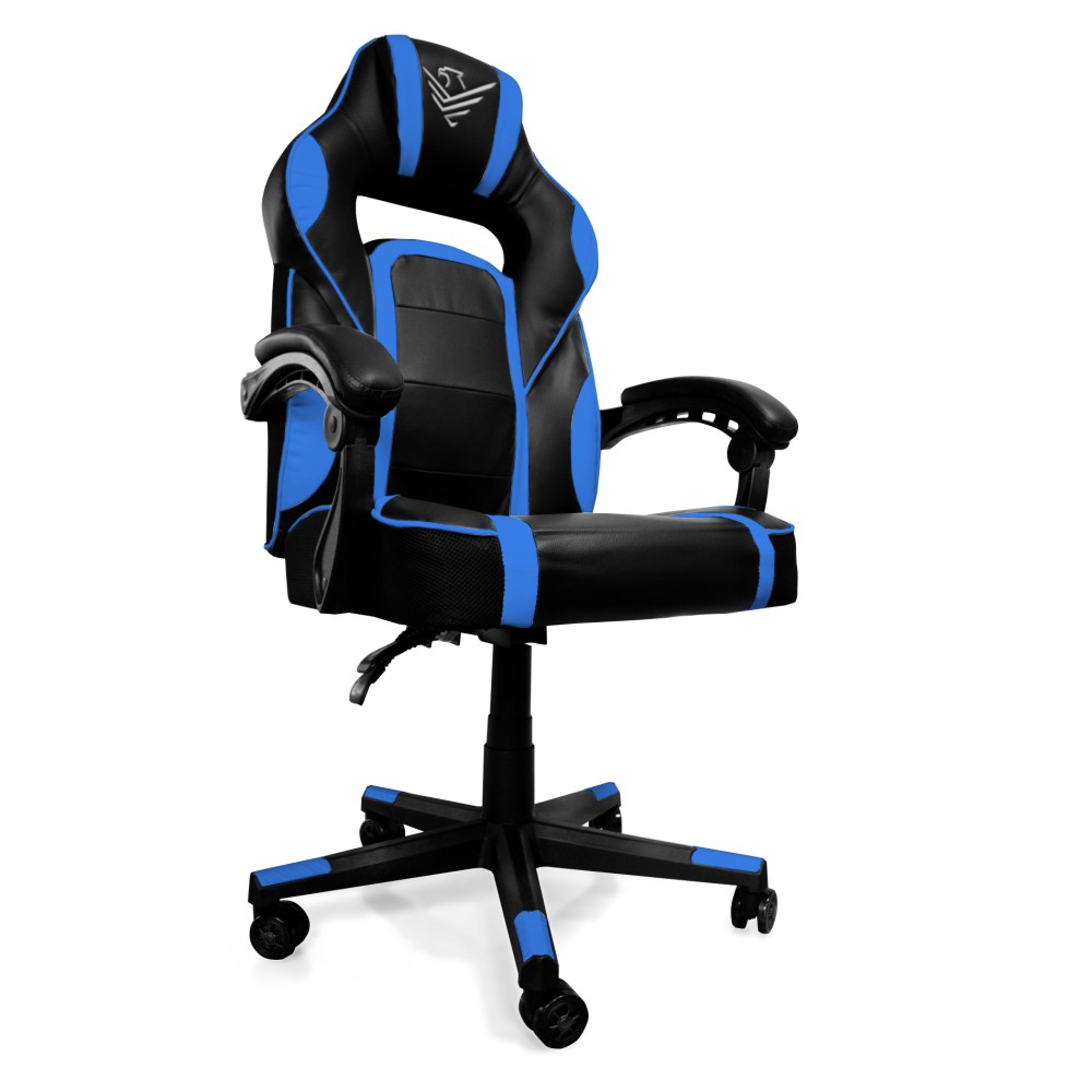Silla gaming phoenix trophy cuero pu azul