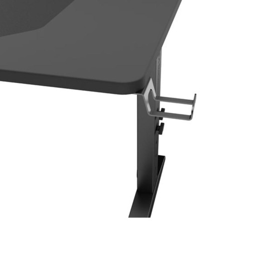 Mesa gaming genesis holm modular 120 rgb negro 120x75 cm