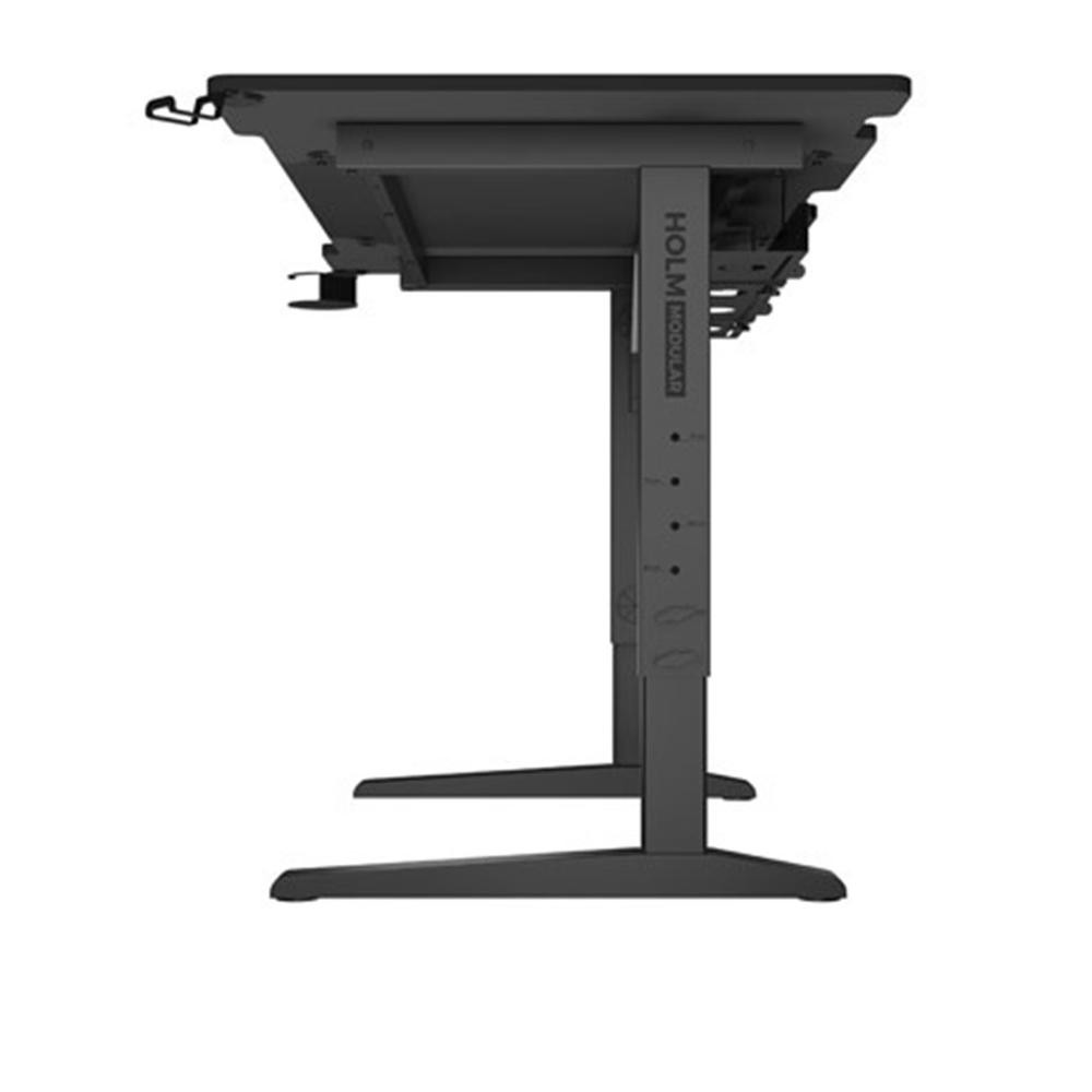 Mesa gaming genesis holm modular 140 rgb negro 140x75 cm