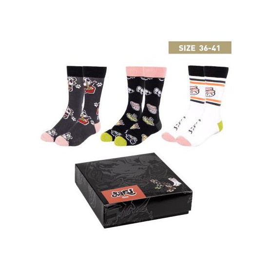 Pack calcetines 3 piezas otaku talla 36 -  41