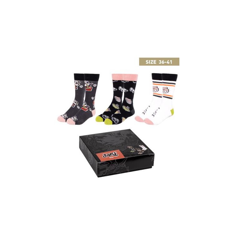 Pack calcetines 3 piezas otaku talla 36 -  41