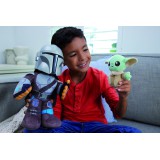 Peluche mattel star wars clan de dos mandalorian y grogu